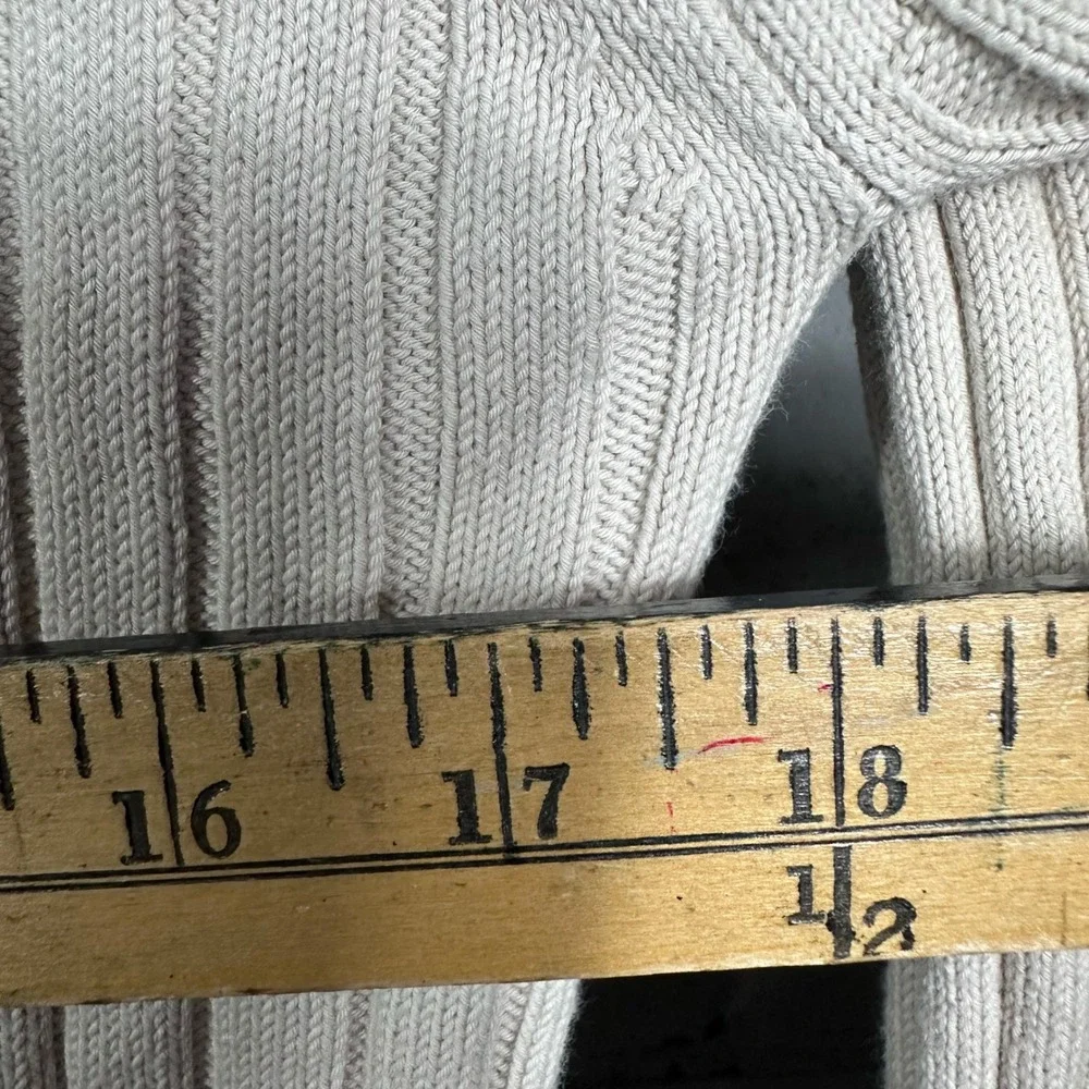 MaxMara Leisure Ribbed Knit Open Front Long Cardigan Beige cozy quite luxury